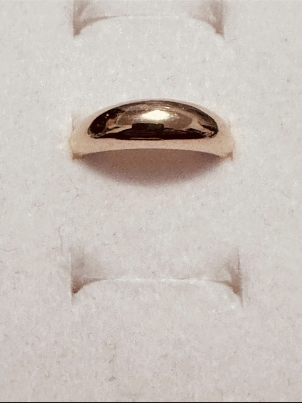 Mejuri | Ring | Mejuri Thin Dome Ring | 14k Yellow Gold